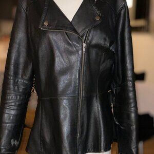 Vintage Leather Women's Moto Jacket